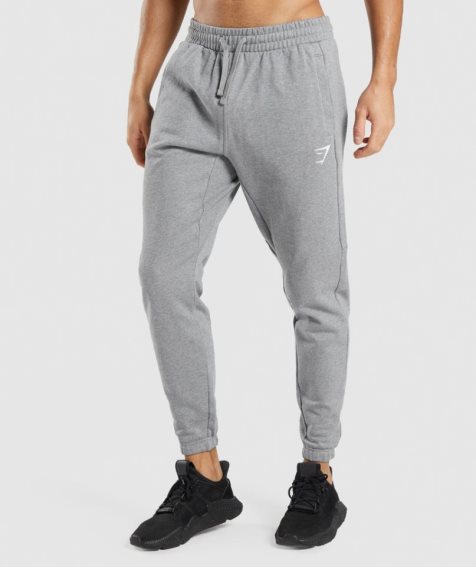 Spodnie Do Biegania Gymshark Essential Męskie Szare | PL 134IBP